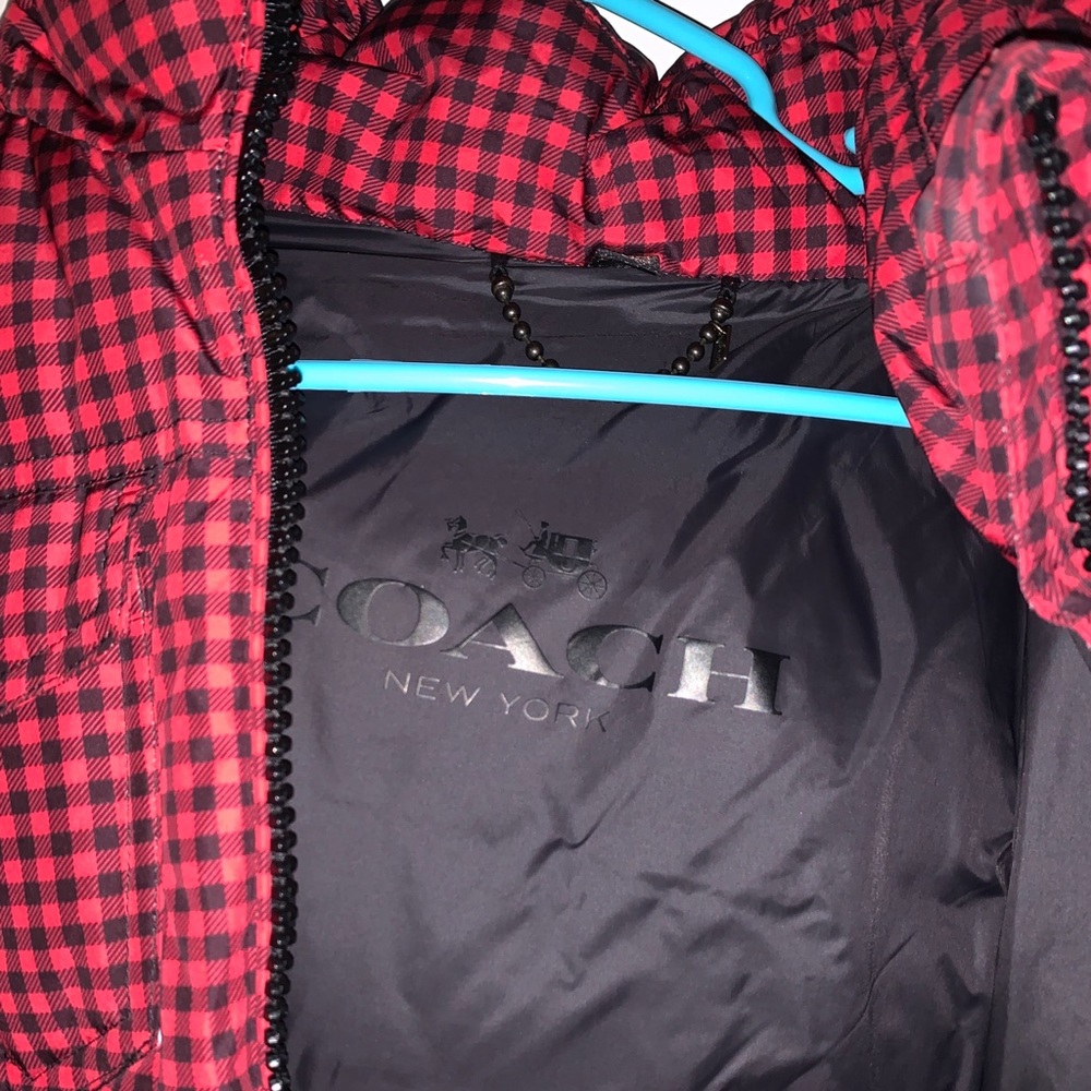 Coach Women Winter Jacket Coat medium size red